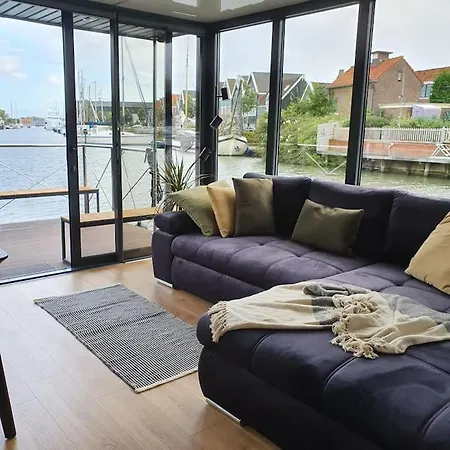 Modern, Brand New Houseboat Near Amsterdam Botel